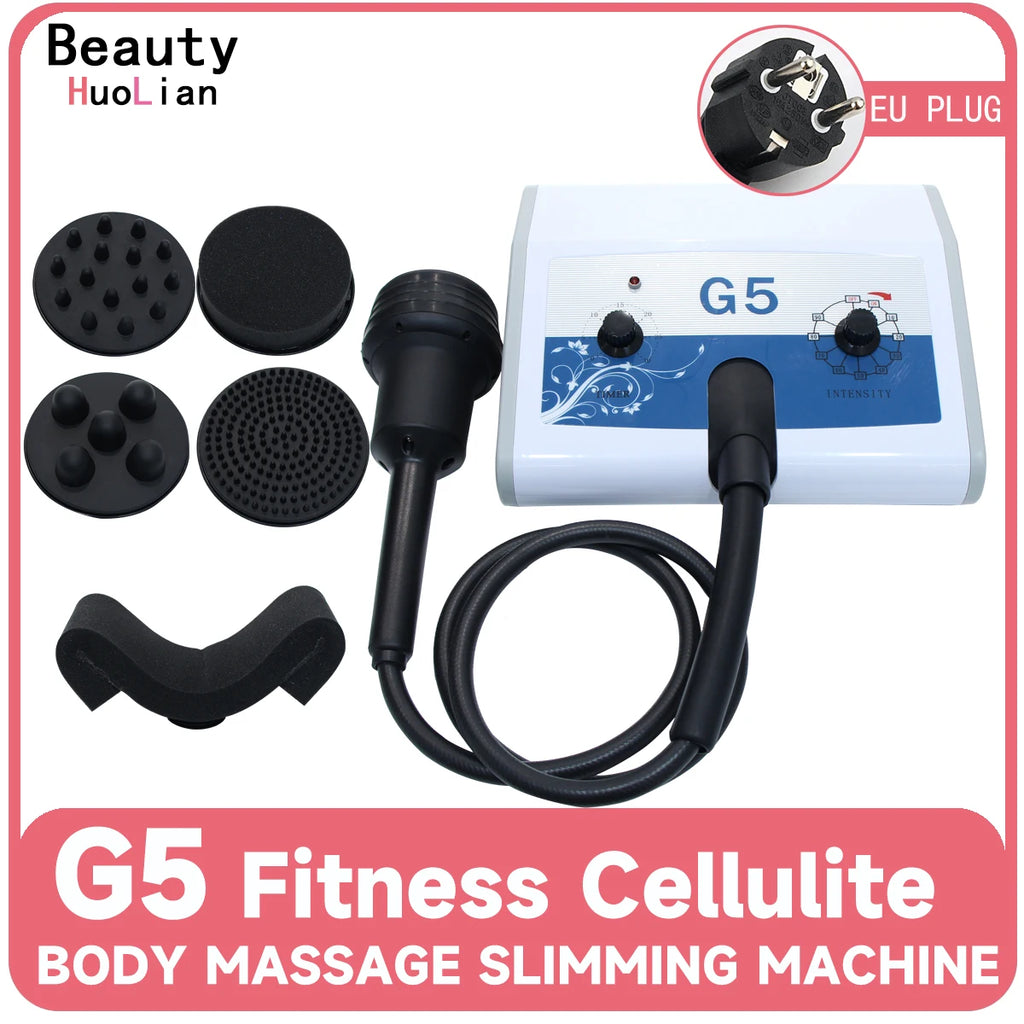 G5 Vibrating Slimming Machine High Frequency Body Shaping Cellulite Reduce Massage Equipment 5 In 1 Weight Loss Products For Spa