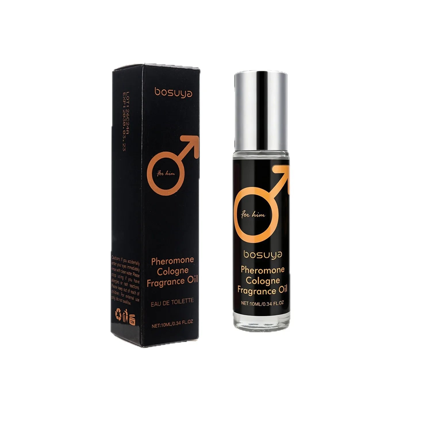 Roll-On Sexy Pheromone Perfume – Fresh & Long-Lasting Fragrance Captivating Scent for Men and Women Perfect for Lovers and Dates