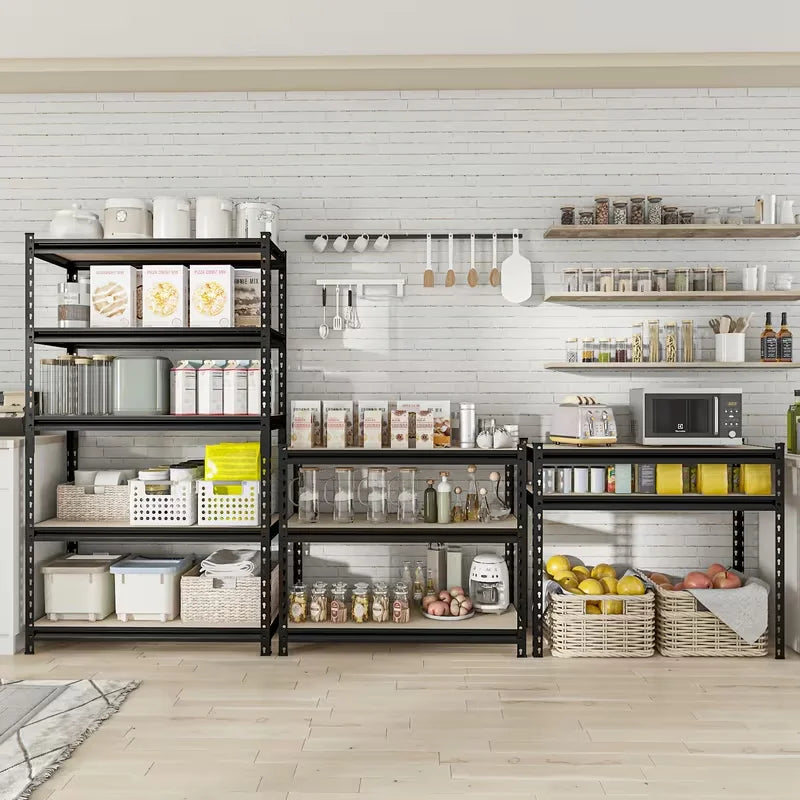 60/72 Inch Heavy-duty Metal Storage Rack, With A Load-bearing Capacity Of 2000 Pounds Per Layer, Adjustable Height