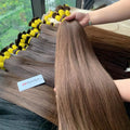 Factory Price Raw Vietnamese Hair Virgin Human Hair Super Double Drawn Customized Color Bulk Hair Extensions