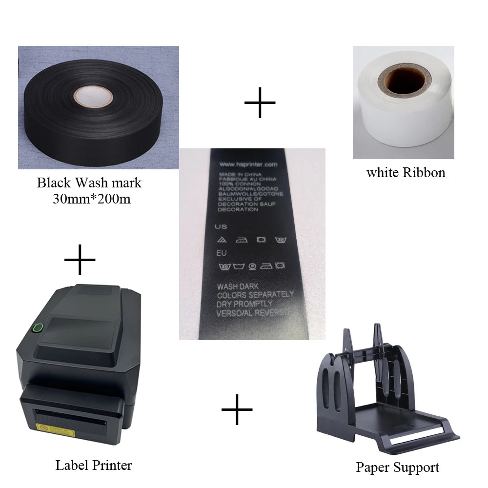 New Heat Transfer Printer Clothes Label Desktop Label for Washing Printing 2054TA