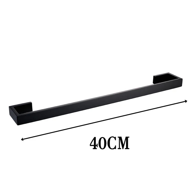 Toilet Paper Holder Towel Hooks Bathroom Accessories Kit Bar Stainless Steel Bedroom Metal Mounting Kitchen Bath Hardware Sets