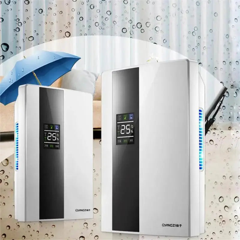 90W Portable Premium 2-in-1 Dehumidifier & Air Purifier Ultra-Quiet for Home Room & Kitchen Remote Control with Timing Timer