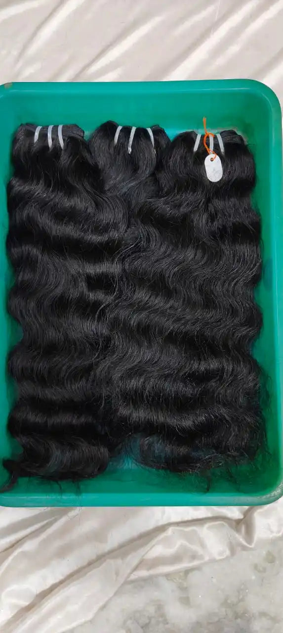 Wholesale 12A Cuticle Aligned Virgin Remy Single Donor Indian Hair Extensions Premium High Weft Light Color Unprocessed