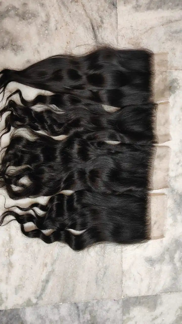 Full Lace Closure 4*4,5*5,13*4,transparent Lace Swiss Lace Closures and Frontals Virgin Raw Hair for Black Women