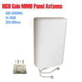 T Mobile 600 6000 MHZ 4G LTE 5G MIMO 2x2 8 14 DBi High Gain Fixed Mount Outdoor Directional Panel Antenna for Routers Hotspots