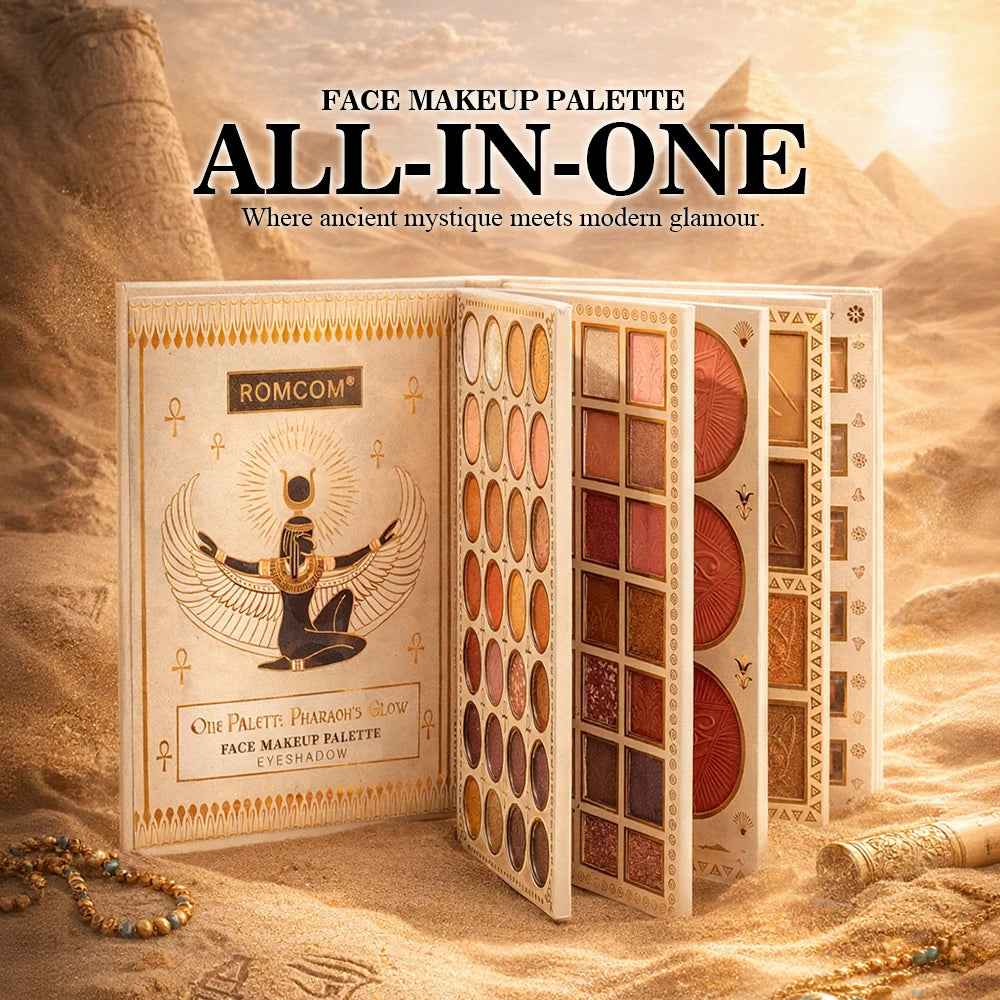 5-Page All-in-One Makeup Book Eye Shadow Powder Blusher High Gloss Powder Facial Mask Lip Gloss Mascara Essence Eye Black