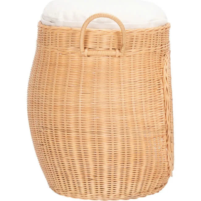 Latest Design Natural Rattan & Wood Eco-Friendly Pet House in Vietnam Dog and Cat 2-Tier Bed Removable & Washable Custom Logo