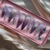 10Pcs Colors Wholesale Hand Paint Gel Best-selling Beautiful Luxury Customized Handmade Press on Nails
