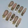 10Pcs Colors Wholesale Hand Paint Gel Best-selling Beautiful Luxury Customized Handmade Press on Nails