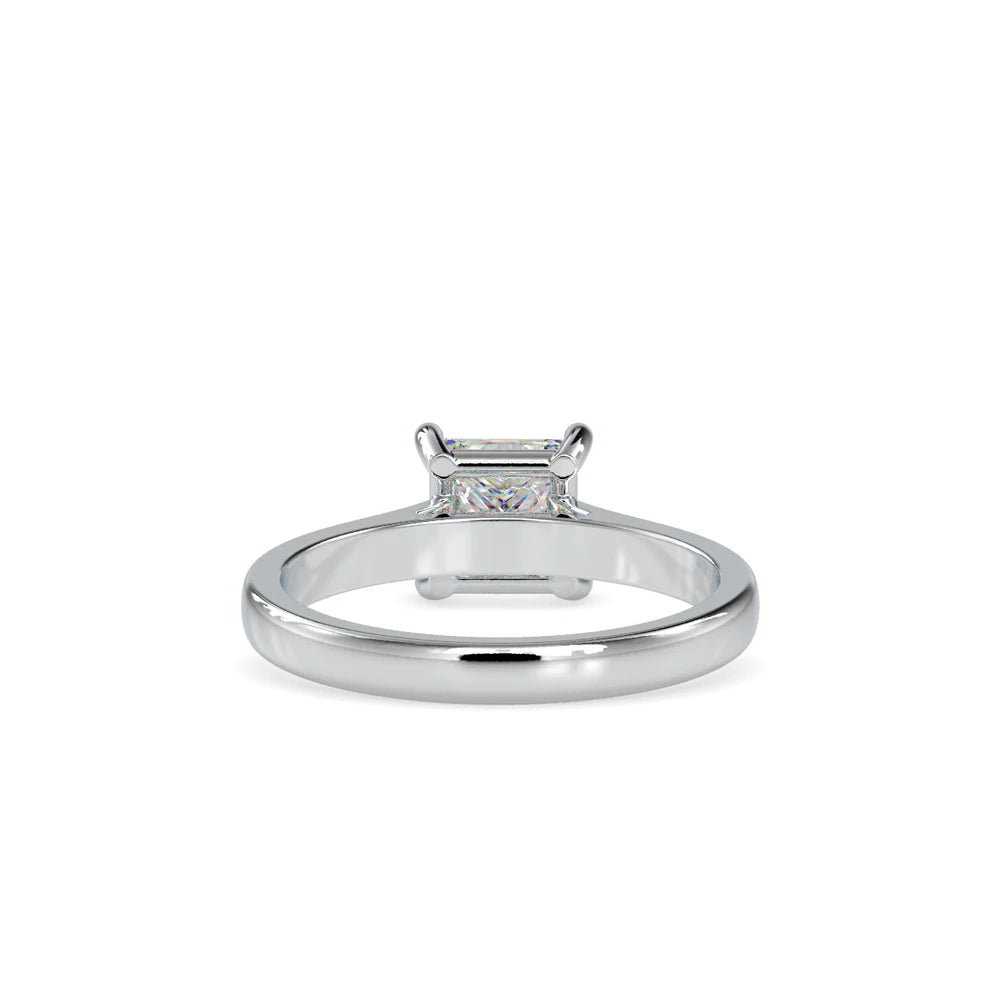Princess Cut Lab Grown Diamond Engagement Ring 24K Solid Gold Silver Plated Luxury 1.5 Carat VS-VVS D Color Women's Anniversary