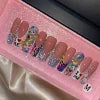 10Pcs Colors Wholesale Hand Paint Gel Best-selling Beautiful Luxury Customized Handmade Press on Nails