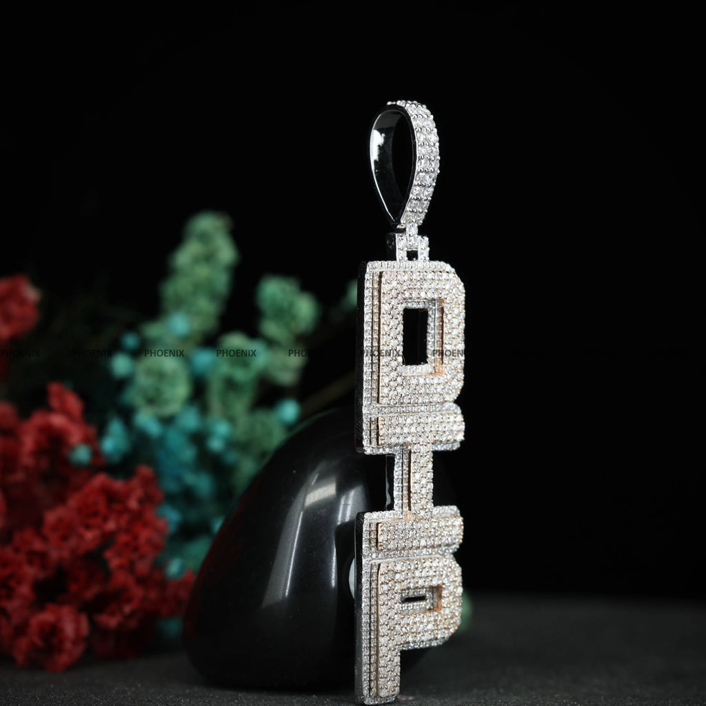 Custom Word Pendant Iced Out Hip Hop Necklace Personalized Name Jewelry Rapper Pendant Gift for Men Women By Phoenix Enterprise