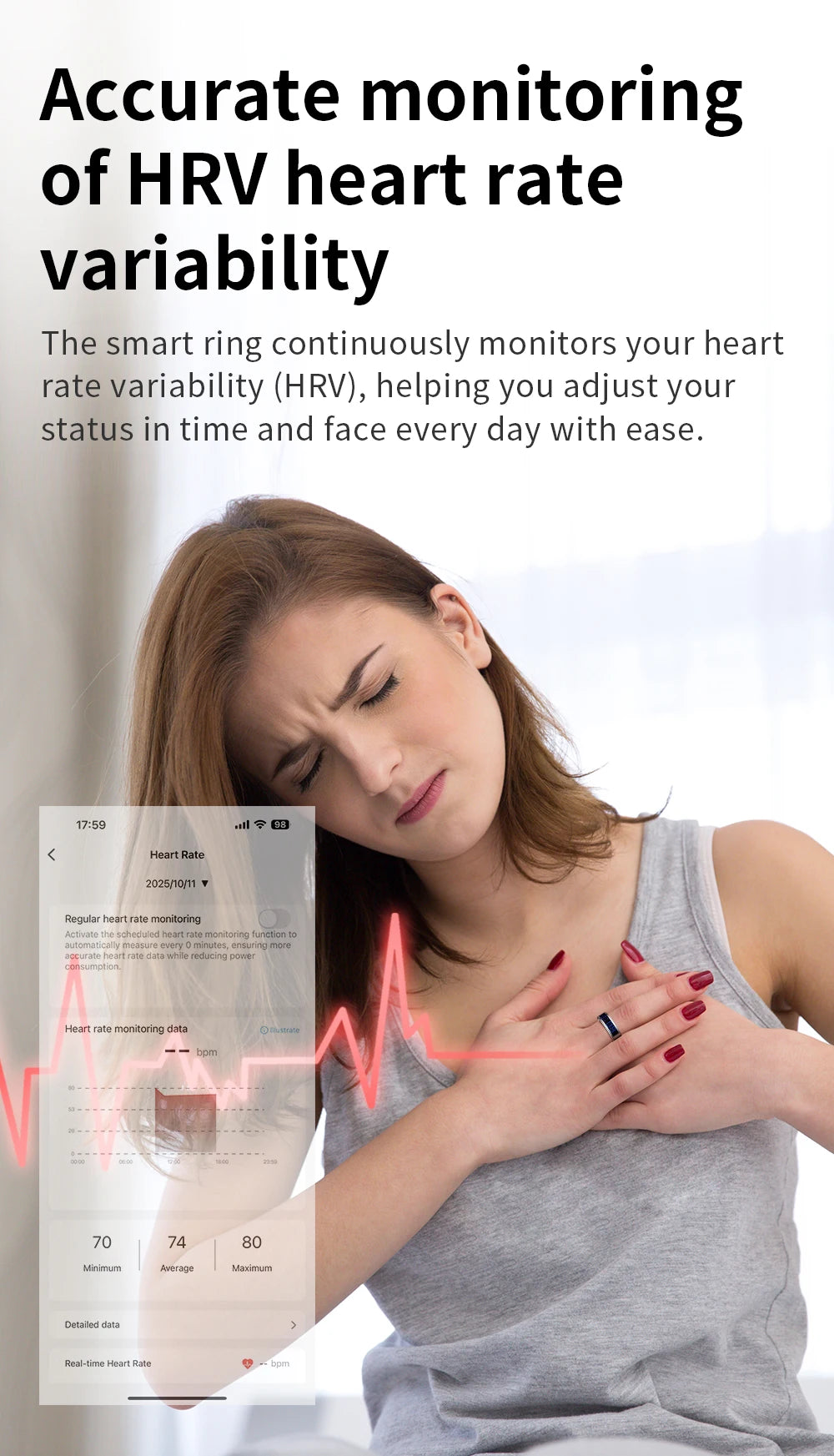 Cyber Style Smart Ring With Screen Led Control Smartring for Men Women Time Display Smart Watch Style Caller id Reminder Waterproof Sport Company Smart Couple Ring Gift 2026 Free Shipping
