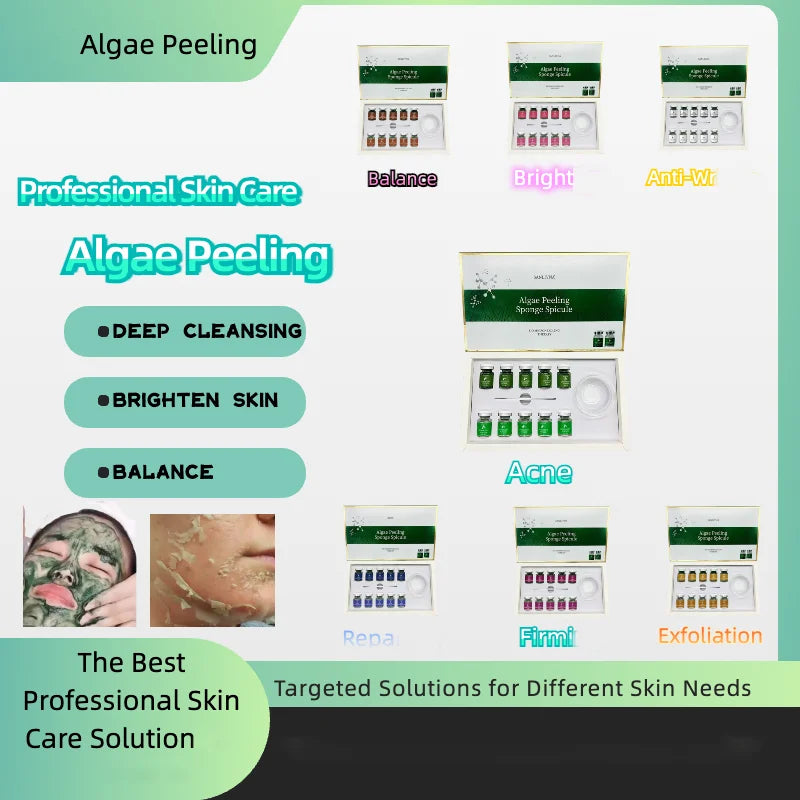 2026 Algae Peeling Facial Mask sponge freeze-dried powder Nature Seaweed cleaning bones Korean SkinCare Clean Pores Oil Balance