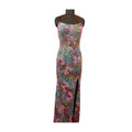 Rajgadhia Exports New Royal Modern Elegant Design Party Wear Beaded Sleeveless Side Slit Gown Multicolor