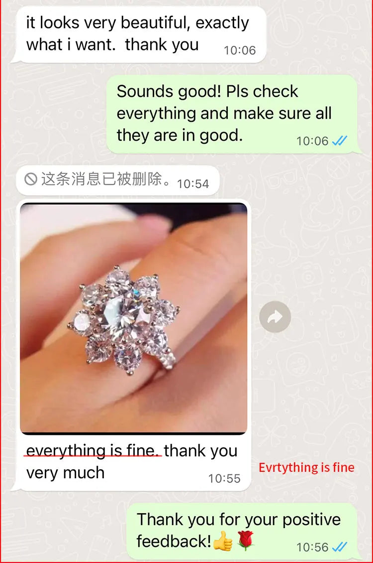 Wholesale Jewelry Women Gra Certificate Cut VVS Diamond Moissanite Engagement Wedding Set 925 Sterling Silver Adjustable Rings