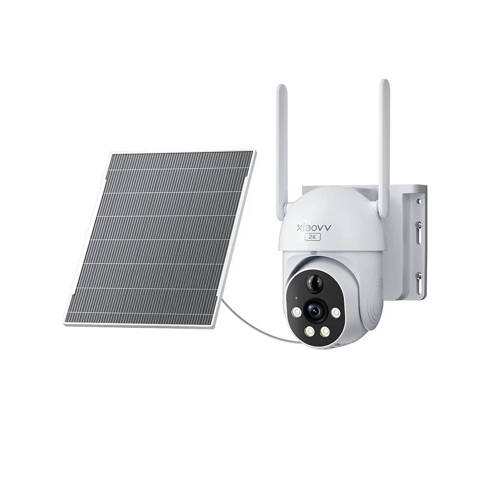 6MP Solar Camera Wifi Surveillance Security Cameras Home Protection Battery Cameras IP65 Waterproof  PIR Detect Two Way