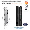 Ip66 Tuya Security Glass Sliding Door Lock Electronic Fingerprint Face Recognition Smart Door Lock Digital Lock for Slide Door