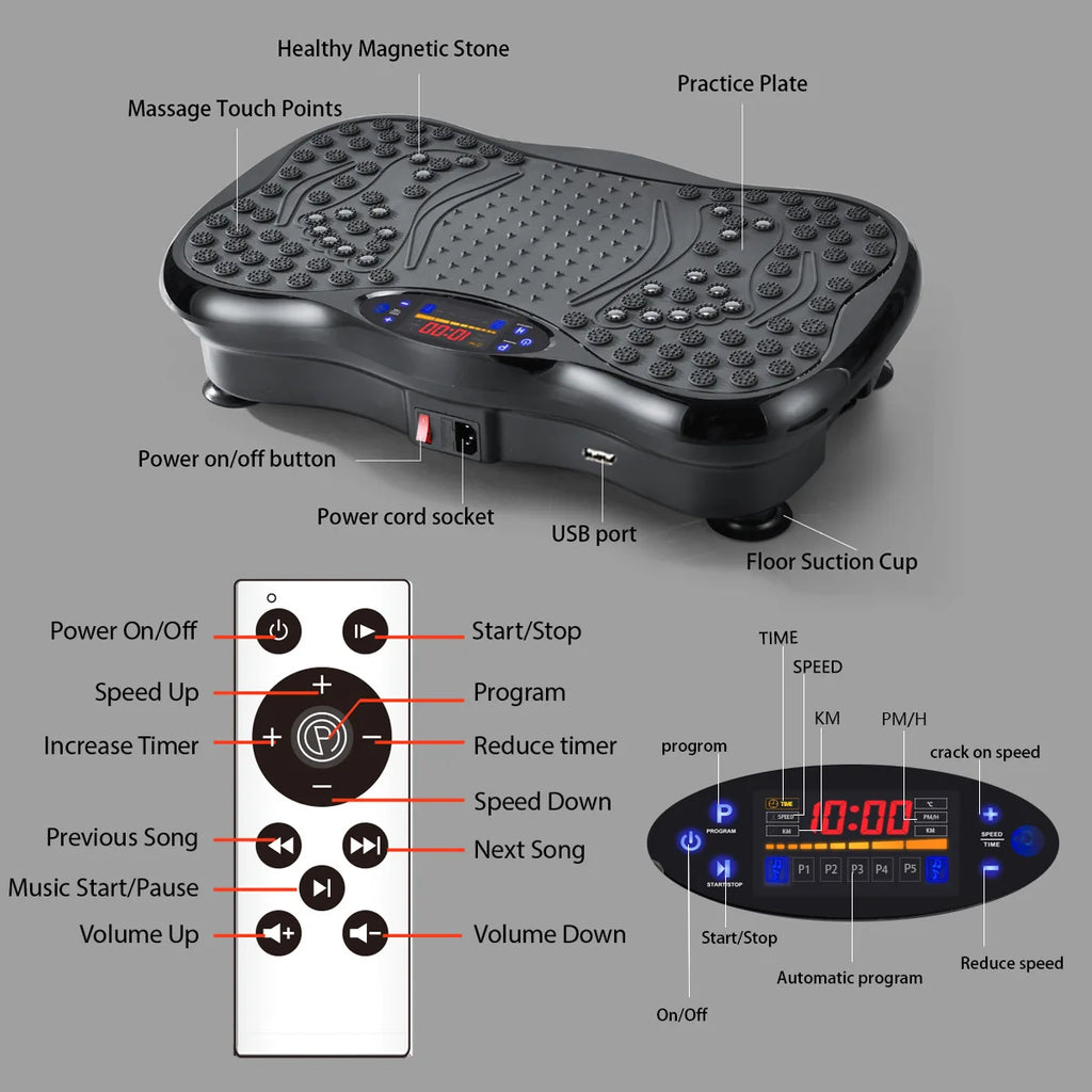 Vibration Platform Slimming Fat Burning Weight Loss Fat Throwing Machine Muscle Relaxation Massager Home Fitness