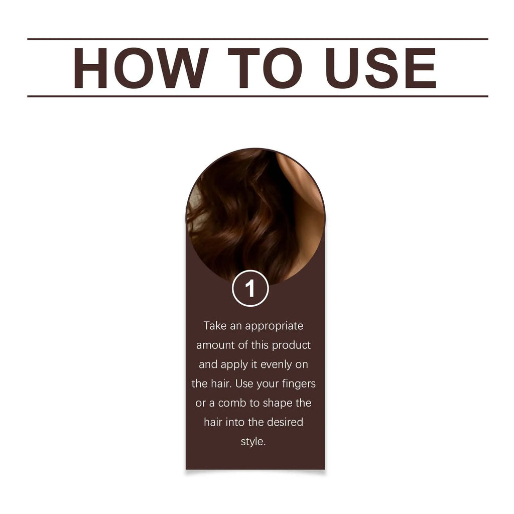 100g Curly Hair Styling Cream Moisturizing Nourishing Scalp Oil Control Long-lasting Hold Enhance Gloss Creates Natural Curl Hair Styling Cream