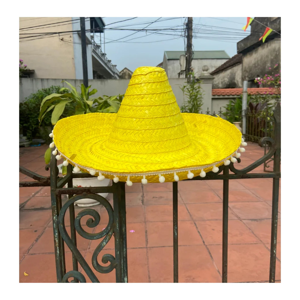 Party Ready Mexican Straw Hat From Vietnam Fun Straw Hat for Events and Casual Occasions