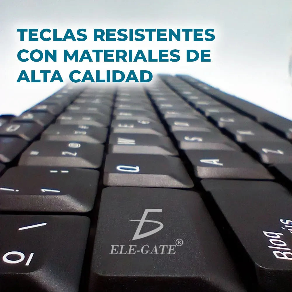 ELE-GATE Replacement Keyboard for Inspiron 1525/1545 Laptop Plastic Membrane Wired Full Size Virtual Keyboard English Spanish
