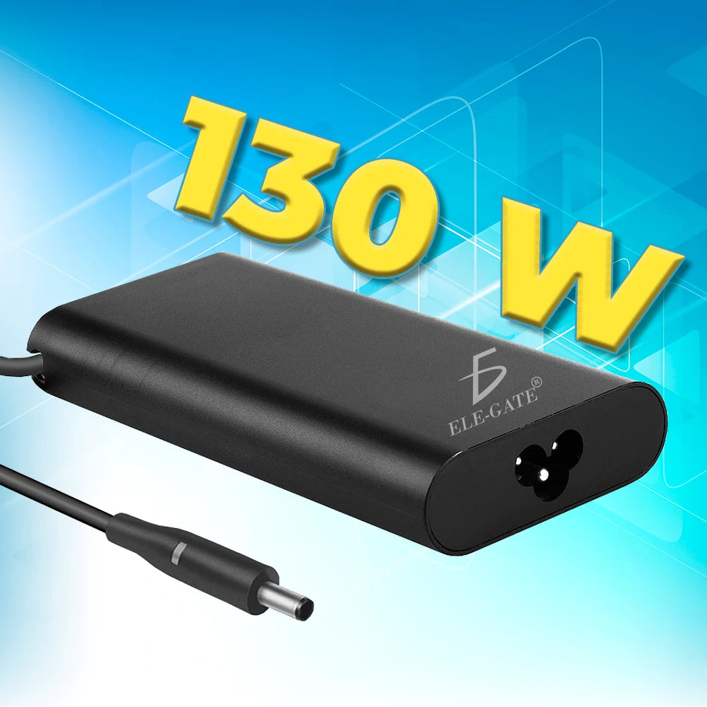 For Dell Laptop Charger 19.5V 6.67A 130W 4.5*3.0mm AC Adapter Laptop AC Adapter Compatible with for Dell Models