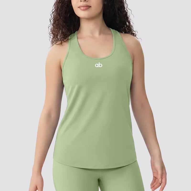 Summer Plus Size Women Loose Quick Dry Tank Tops Breathable Backless Sleeveless Running Gym Fitness Singlet Vest Ropa De Mujer