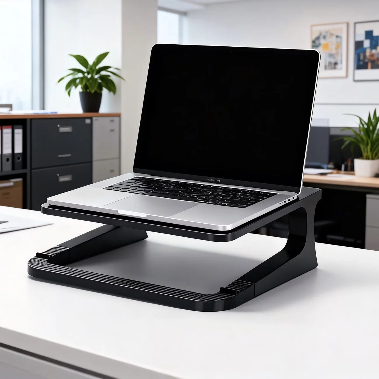 Laptop Stand for Desk Detachable Plastic Laptop Holder Computer Riser for Better Cooling for 10-15.6inches Laptop