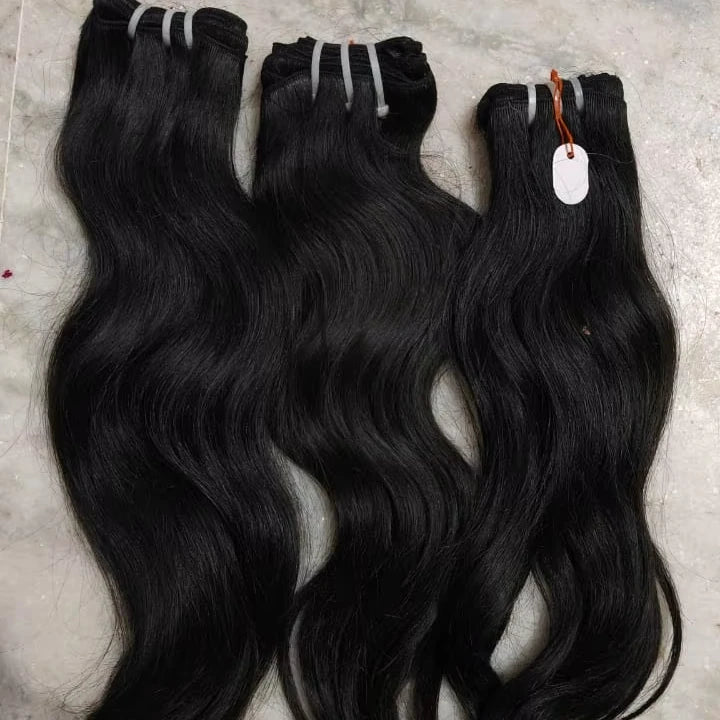 Soft Unprocessed Human Hair Natural Wave Raw full head Hair Vendor 12A Silky Straight & Wavy Virgin Original Human Hair Bundles