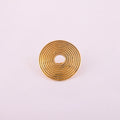 Stylish Spiral Brass Gold Plated Trendy Ring for Women LUXVORY Any Occasion