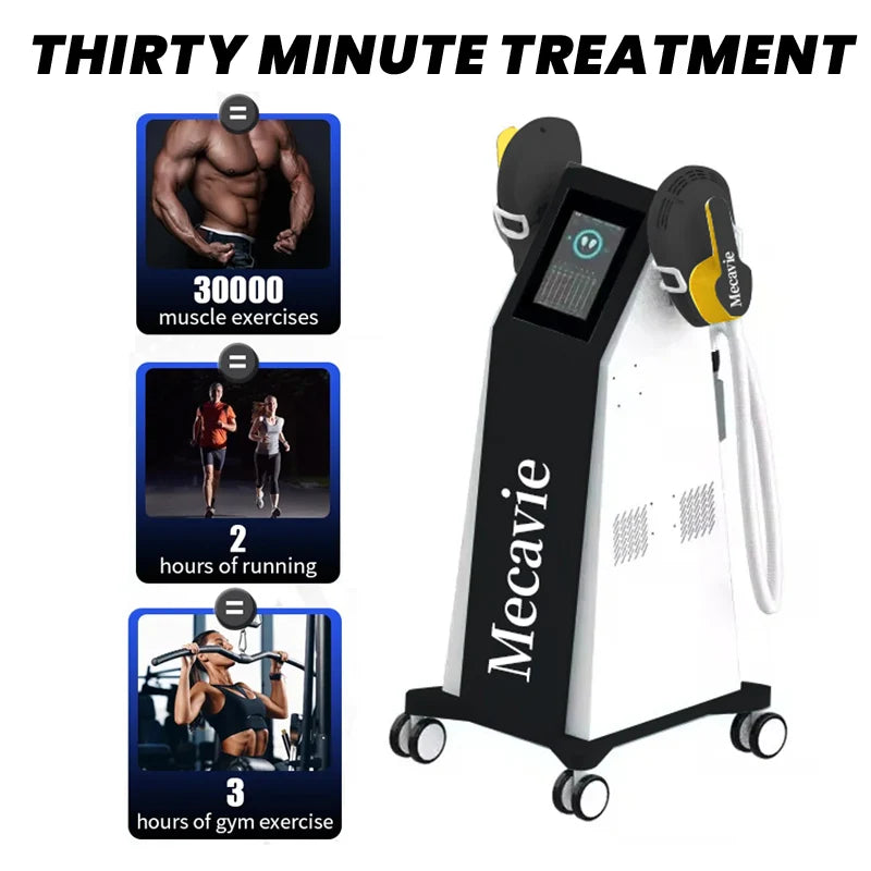 MECAVIE 2026 New Cosmetology Equipment 6500W Hi EMT RF Machine EMSnova Slimming Fat Burning Muscle Stimulation No Downtime