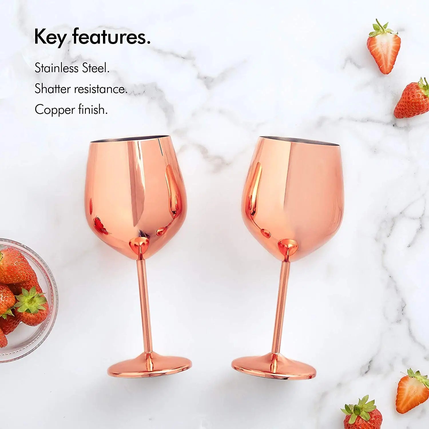Bulk Order Vintage Style Stainless Steel Lightweight Shatterproof Wine Glass Goblet Wedding Camping for Cocktails Banquets