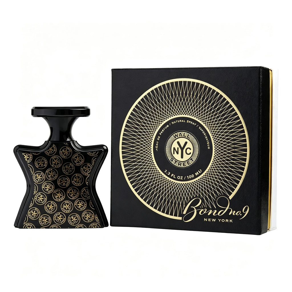 Bond No. 9 New York Wall Street Eau de Parfum Spray for Men – Fresh Aquatic & Marine Scent, Zesty Citrus, Sea Notes & Musk, Long-Lasting Luxury Fragrance, Perfect Gift, 3.4 fl oz / 100 ml