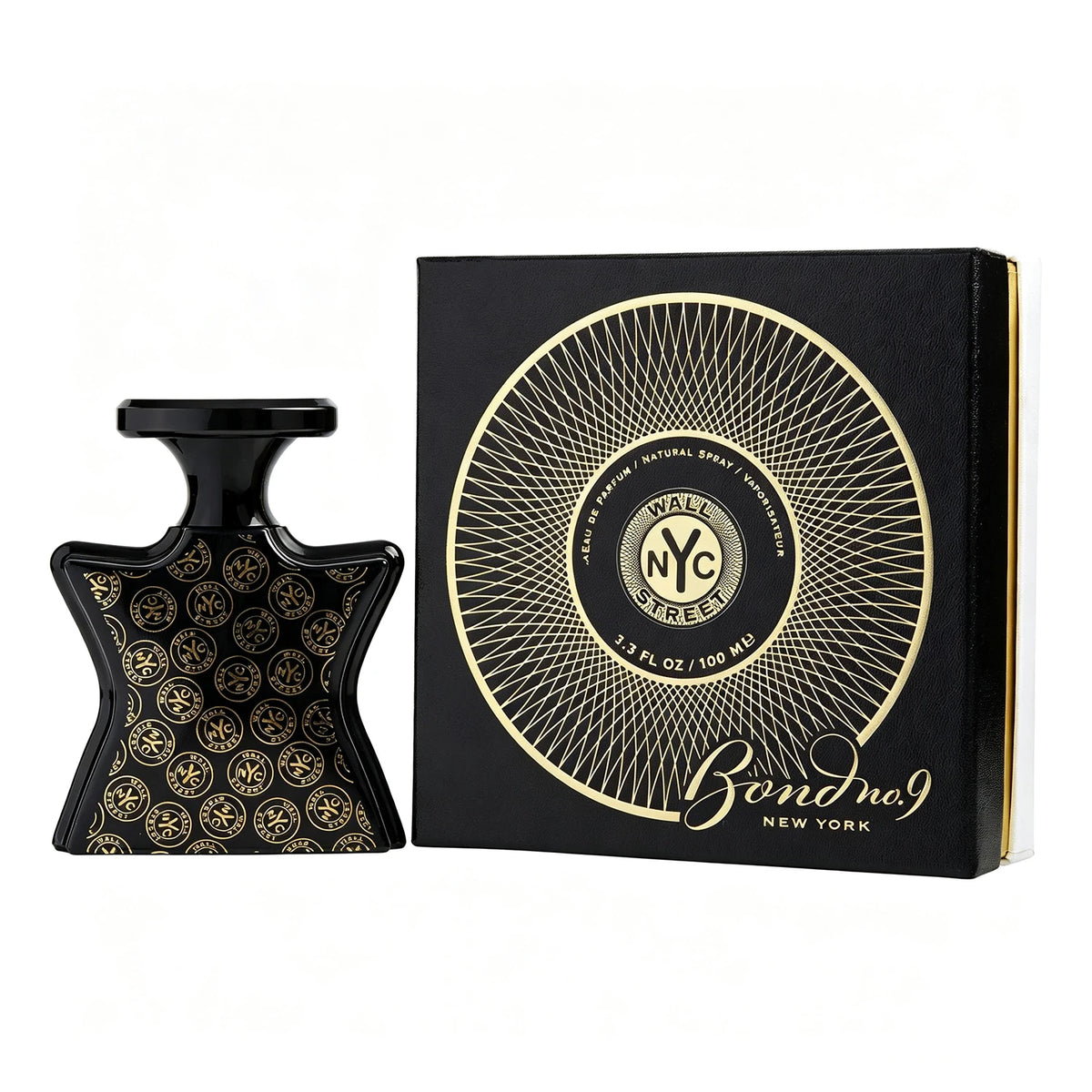 Bond No. 9 New York Wall Street Eau de Parfum Spray for Men – Fresh Aquatic & Marine Scent, Zesty Citrus, Sea Notes & Musk, Long-Lasting Luxury Fragrance, Perfect Gift, 3.4 fl oz / 100 ml