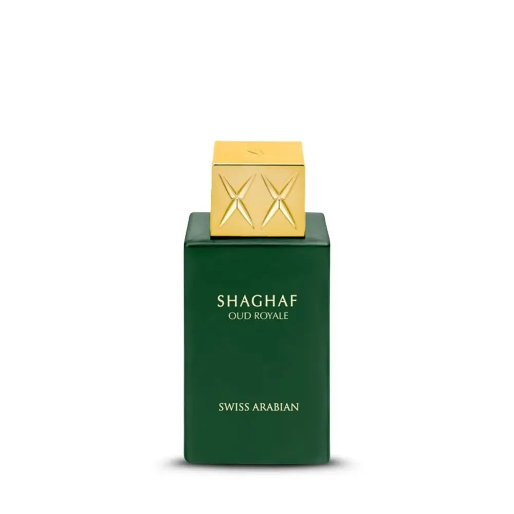 Swiss Arabian Shaghaf Oud Royale Eau De Parfum Spray for Unisex – Royal Oriental Oud, Spicy Saffron & Aromatic Lavender Scent, Long-Lasting Luxury Fragrance, Perfect Gift, 2.5 Fl oz / 75 ml
