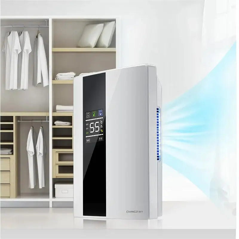 90W Portable Premium 2-in-1 Dehumidifier & Air Purifier Ultra-Quiet for Home Room & Kitchen Remote Control with Timing Timer