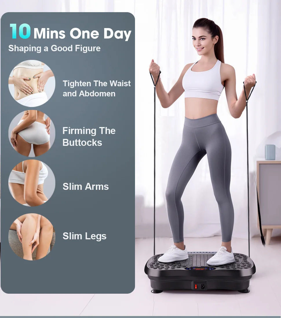Vibration Platform Slimming Fat Burning Weight Loss Fat Throwing Machine Muscle Relaxation Massager Home Fitness