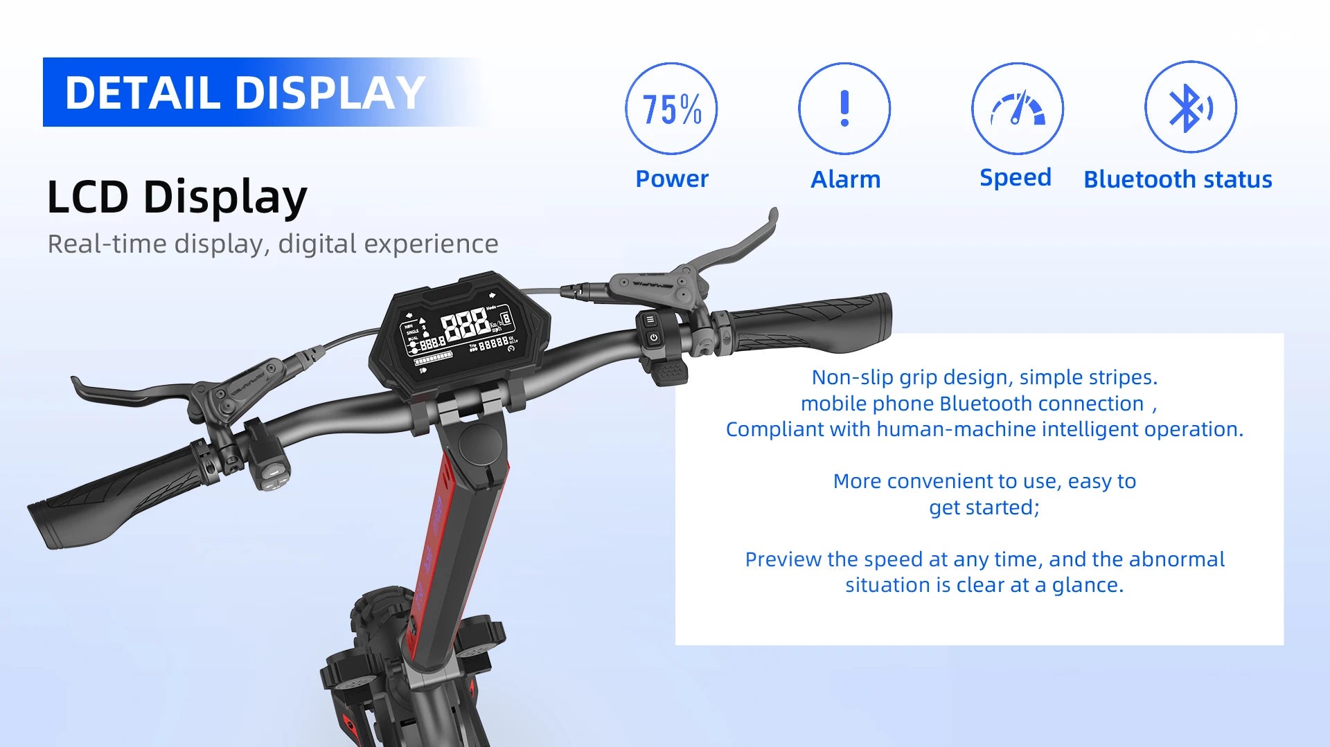 3-in-1(All-Terrain mode+Road mode+Ski mode) Snow Scooter 2000W 48V20Ah Snow Sled E-Scooter Sleigh Wheel Electric Scooter