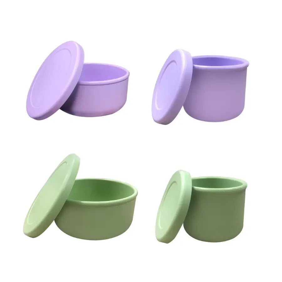 650ML 250ML Silicone Lunch Box Refrigerator Fresh-keeping Box Microwavable Home Kids Tableware  Food Storage Container with Lid