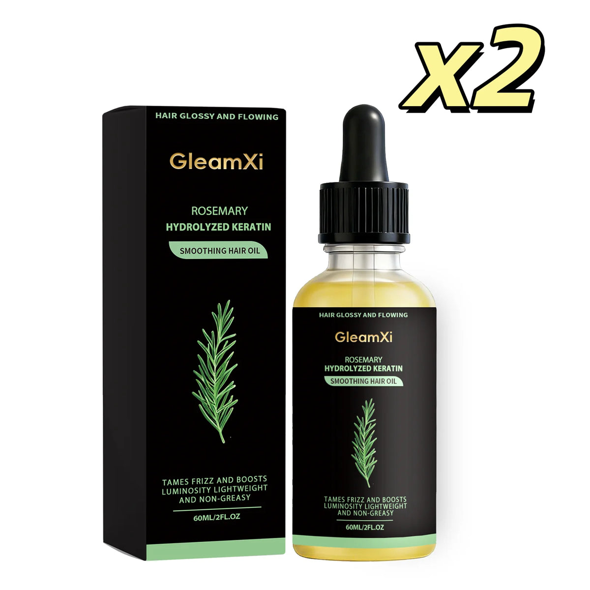 Moisturizing Smoothing Hair Oil Repair Frizzy Dry Hair Soften Strands Improve Smoothness Non-Greasy Hair Care