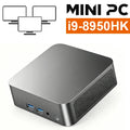 NEW Mini PC Intel I9 8950HK Windows 11 Pro 16GB RAM 1TB SSD Small Pocket Computer 4K 60Hz WiFi6 BT5.2 Gaming Desktop PC Portable