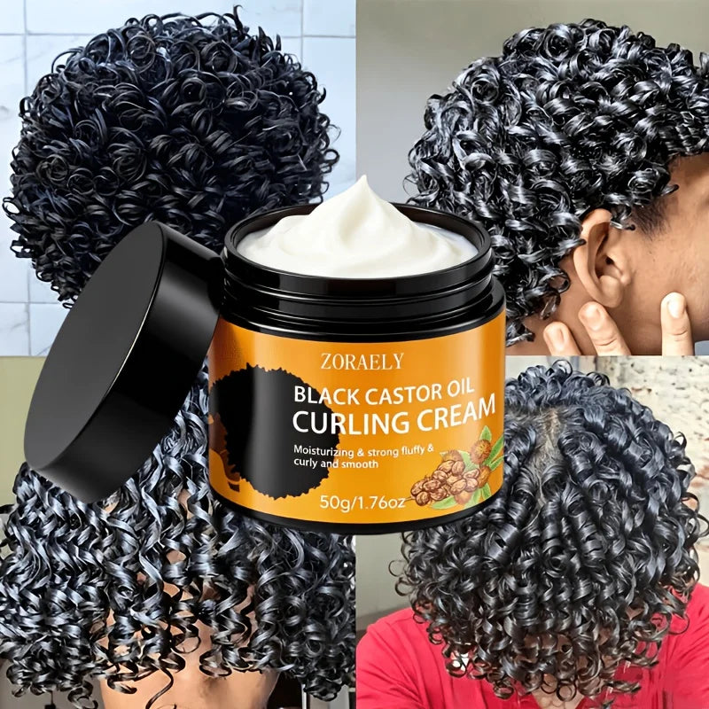 ZORAELY Jamaican Black Castor Oil Set: Deeply Moisturises, Creates Perfect Curls and Tames Frizz. 50g + 30ml
