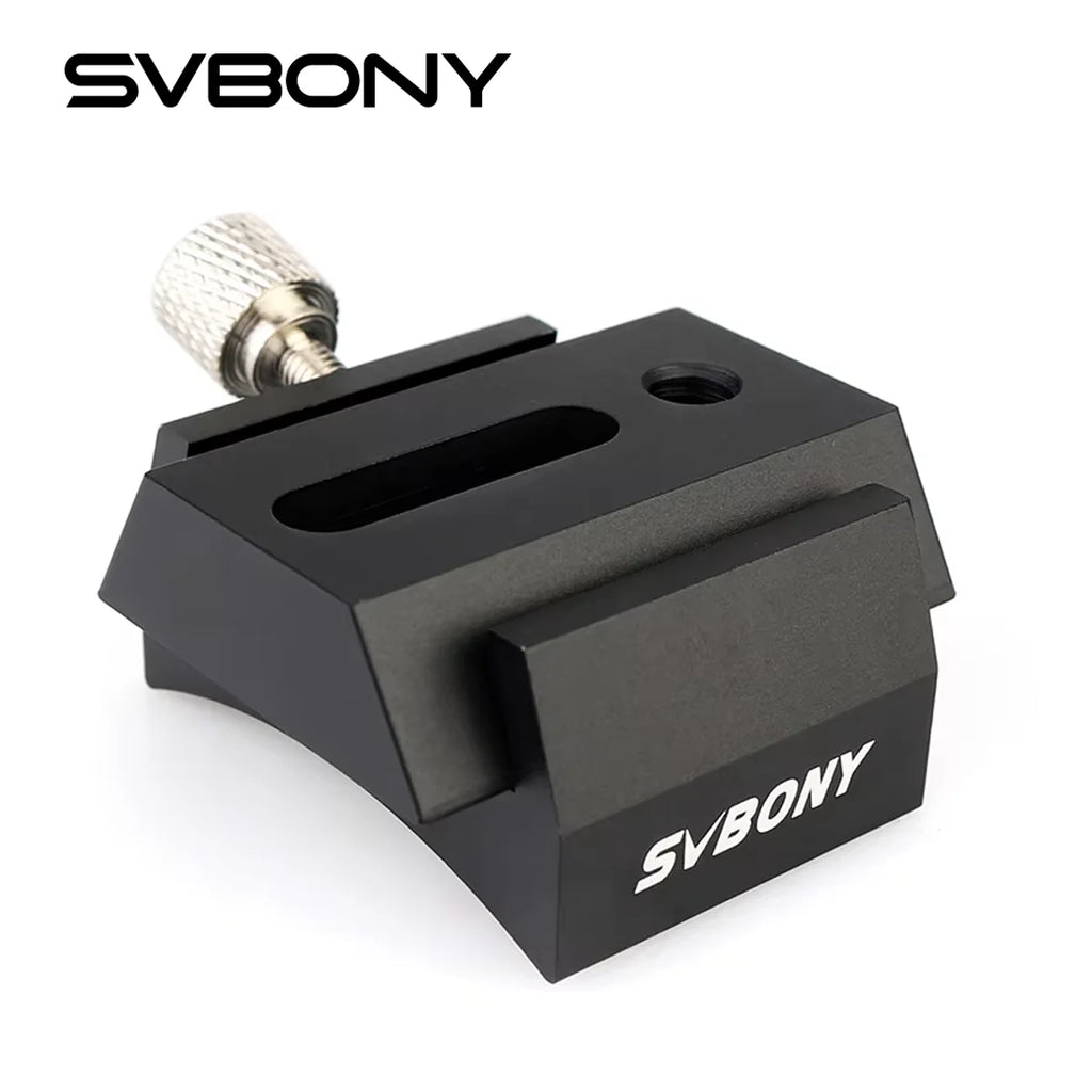 SVBONY Fully Metal Bracket Base Shoe + 42mm Dovetail UNC 1/4-20 Mounting for Optical Telescope Guiding Scope