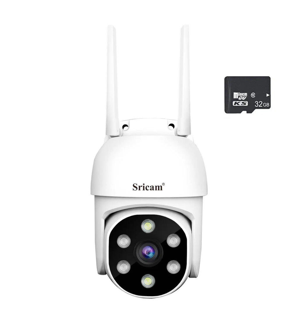 Sricam SP030 1080P Mini Security IP Camera Outdoor Video Surveillance Onvif Mobile Email Alarm Push PTZ Rotation Bullet CCTV Cam