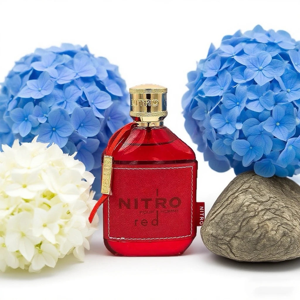 NITRO RED Eau de Parfum for Men - Fruity, Woody & Floral Fragrance, Luxury Long Lasting Cologne & Body Spray, Ideal gift,100ML