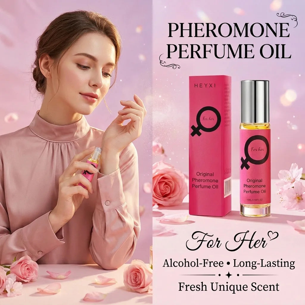 Alcohol-Free Roll-On Perfume for Women Natural Floral Scent Long-Lasting Mild Fragrance Portable and Elegant Daily Body Perfume