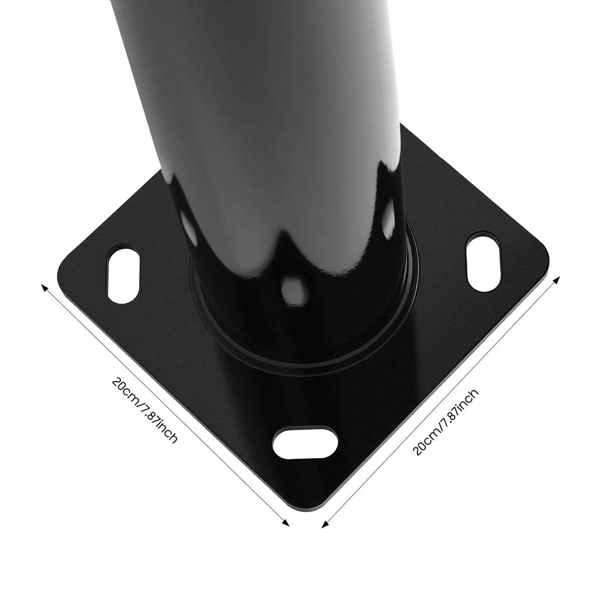 Street Light Pole, Street Lamp Post with Small Wood and Base, Weatherproof, External Lighting, Split Street Lamp Post Suitable for Outdoor Street