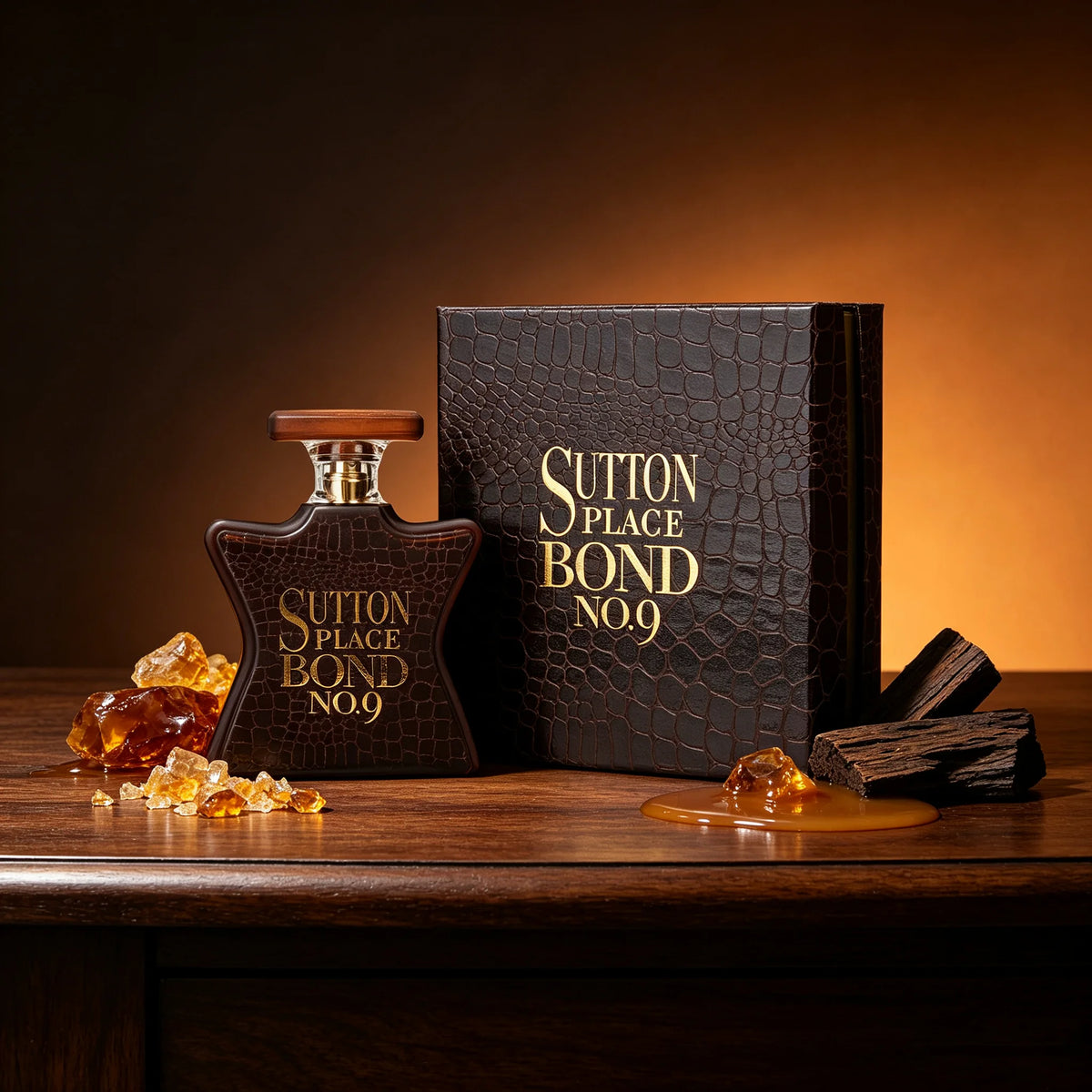 Bond No. 9 New York Sutton Place Eau de Parfum Spray for Men – Modern Woody, Spicy & Amber Aromatic Scent, Bergamot, Black Pepper & Sandalwood, Long-Lasting Luxury Fragrance, Perfect Gift, 3.4 fl oz / 100 ml